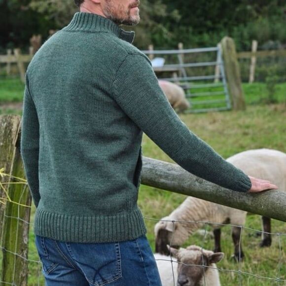 WOOLOVERS 100% pure British wool cardigan - Picture 2 of 9